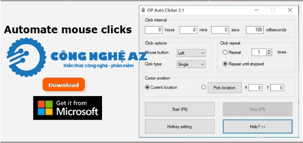 15 Ứng dụng Auto Click miễn phí cho Android, IOS & PC tốt nhất 2025 2 phan mem auto click mien phi cho pc congngheaz