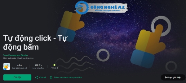 15 Ứng dụng Auto Click miễn phí cho Android, IOS & PC tốt nhất 2025 7 ung dung auto click mien phi cho android congngheaz 1