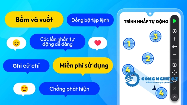 15 Ứng dụng Auto Click miễn phí cho Android, IOS & PC tốt nhất 2025 8 ung dung auto click mien phi cho android congngheaz