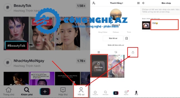 5 Cách lấy lại video bản nháp đã xóa trên Tiktok 2026 4 cach lay lai video ban nhap da xoa tren tiktok congngheaz 1