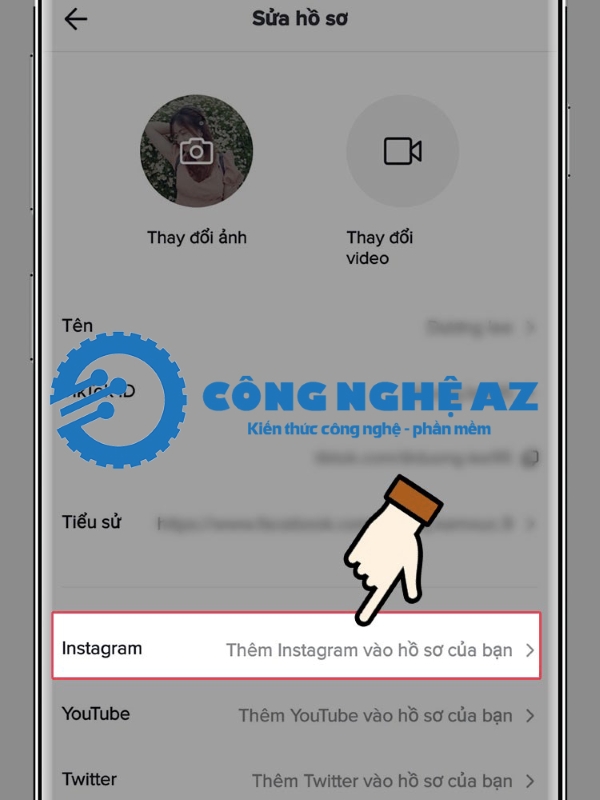 cach lien ket tiktok voi facebook congngheaz 10