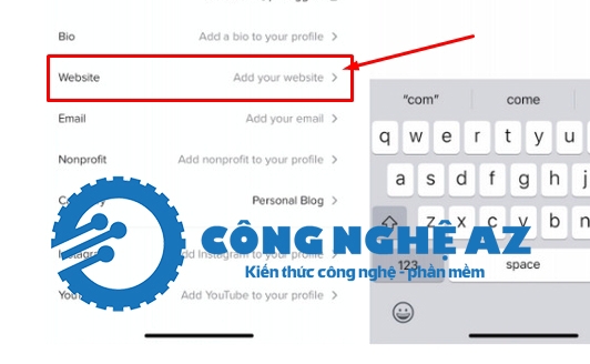 cach lien ket tiktok voi facebook congngheaz 12