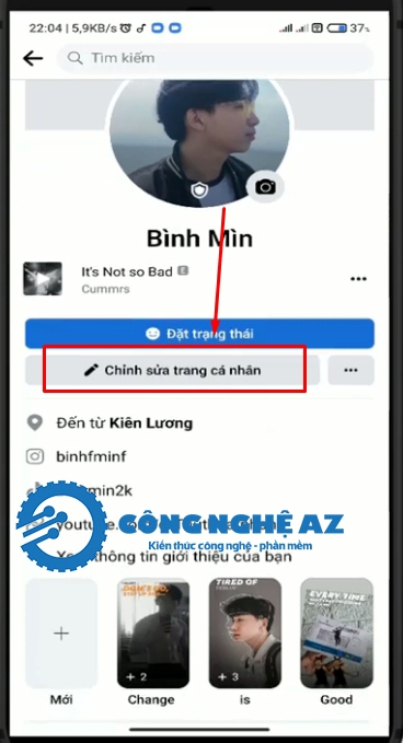 cach lien ket tiktok voi facebook congngheaz 3