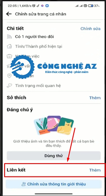 cach lien ket tiktok voi facebook congngheaz 4